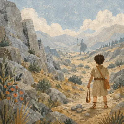 David Faces Goliath in Rocky Valley