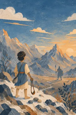 David and Goliath Valley at Dawn