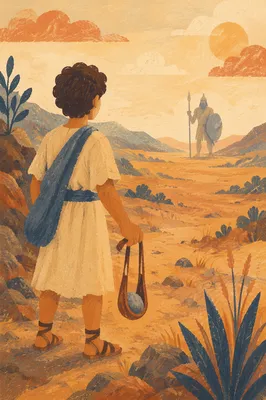 David Facing Goliath at Dawn Valley