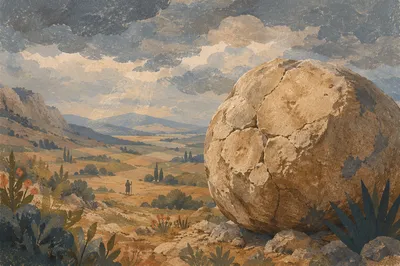 David and Goliath Valley Sling Stone
