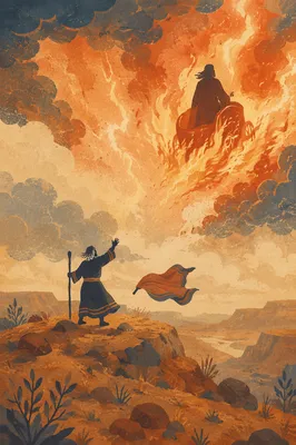 Elijah Ascends in Fiery Chariot