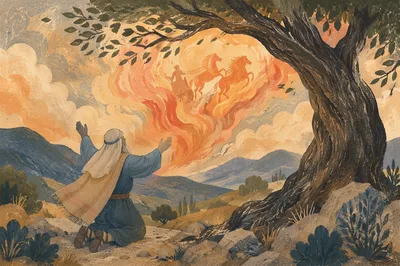 Elijah Witnesses Fiery Chariot Ascending to Heaven