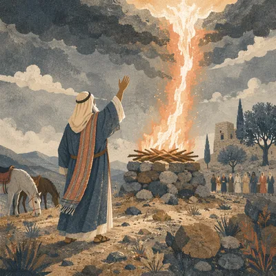 Elijah Fire from Heaven on Carmel