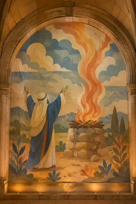 Elijah Calls Down Fire at Carmel