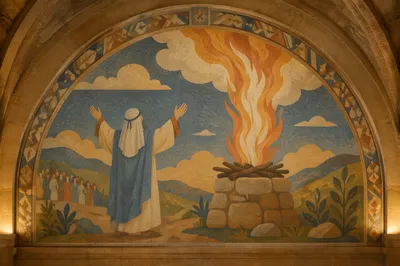Elijah Calling Fire on Mount Carmel