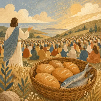 Feeding the Five Thousand on Hillside