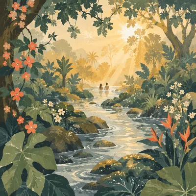Garden of Eden River at First Light