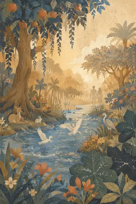Garden of Eden River at Dawn