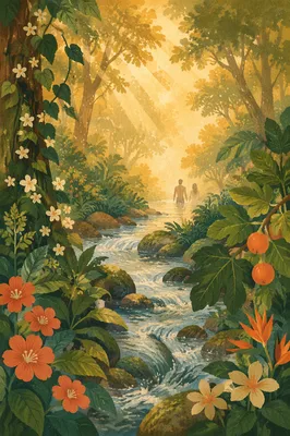 Garden of Eden River at First Light