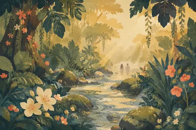 Garden of Eden River at First Light