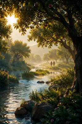 Dawn in the Garden of Eden