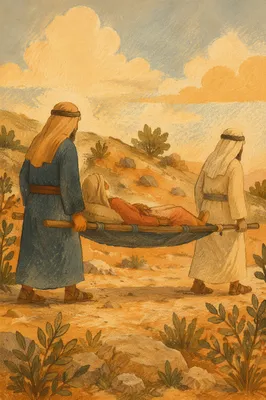 Good Samaritan Roadside Mercy Scene