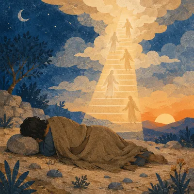 Jacob’s Dream of Angels and Heavenly Ladder