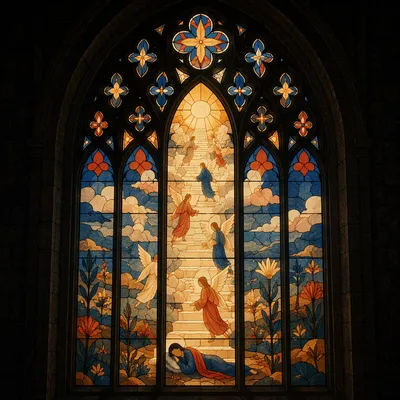 Jacob's Ladder Stained Glass Vision