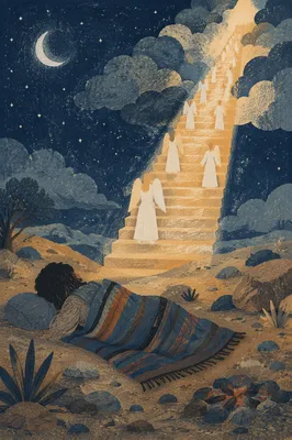 Jacob Dreams of Angels on Heaven’s Ladder