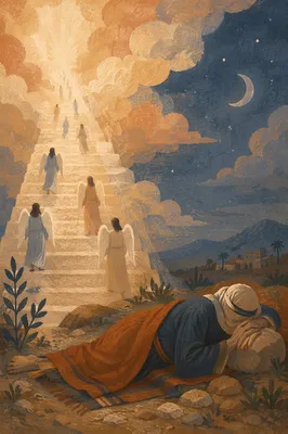 Jacob’s Ladder Angels in Sacred Night