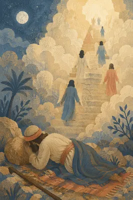 Jacob Dreams of Angels on Heaven’s Ladder