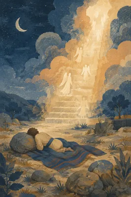 Jacob’s Ladder Dream Under Desert Stars