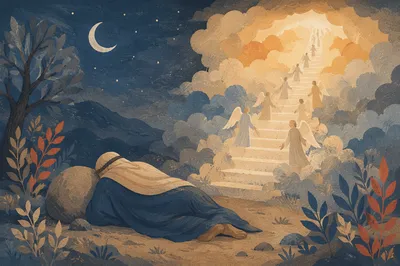 Jacob Dreaming Beneath Heaven’s Ladder