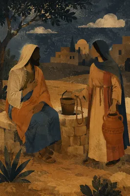 Jesus and Samaritan Woman at Well