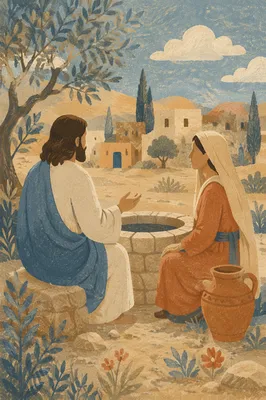 Jesus and Samaritan Woman at the Well