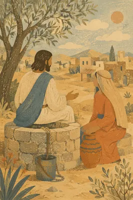 Jesus and Samaritan Woman at the Well