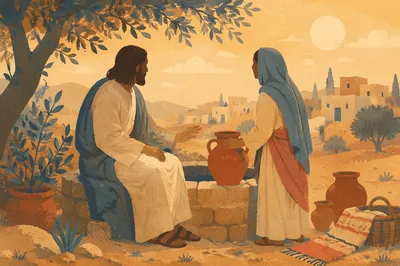 Jesus and Samaritan Woman at the Well