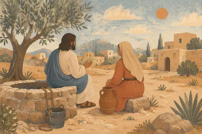 Jesus and Samaritan Woman at the Well