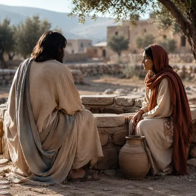 Jesus and Samaritan Woman at the Well