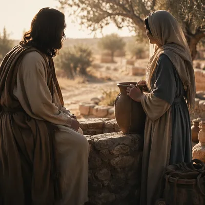 Jesus and Samaritan Woman at the Well