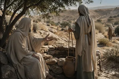 Jesus and Samaritan Woman at the Well