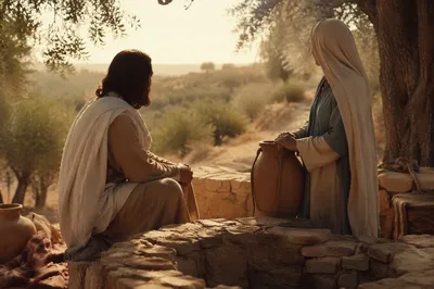 Jesus and Samaritan Woman at the Well