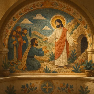 Jesus Appears to Thomas Mosaic Chapel