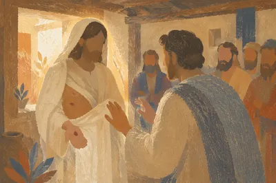 Jesus Appears to Thomas in Upper Room