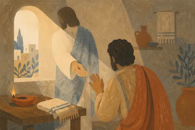 Jesus Appearing to Thomas at Dawn