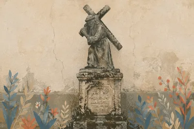 Jesus Carrying the Cross Via Dolorosa