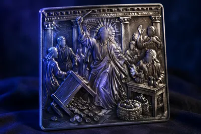 Silver Relief of Jesus Cleansing Temple
