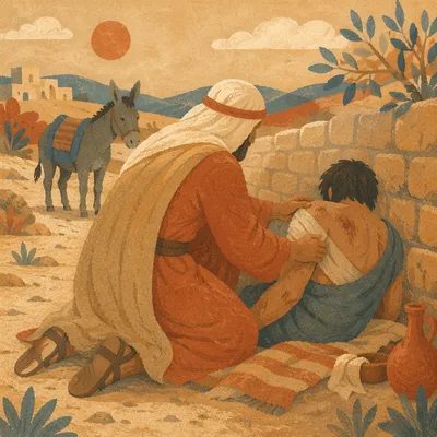 Good Samaritan Caring on Desert Road