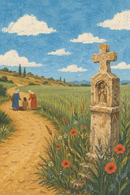 Good Samaritan Roadside Mercy Landscape