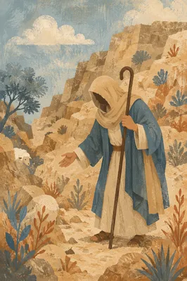 Compassionate Shepherd Searching for the Lost Sheep