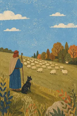 Shepherd Searching for the Lost Sheep