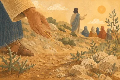 Sower Seeds on Path and Rocky Soil