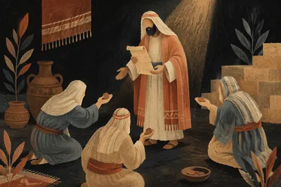Master and Servants Offering Talents