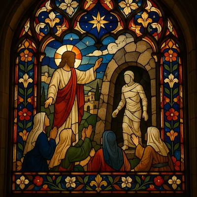 Jesus Calling Lazarus from the Tomb
