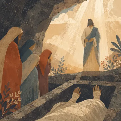 Jesus Calling Lazarus from the Tomb