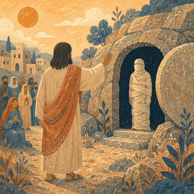 Jesus Calls Lazarus from the Tomb