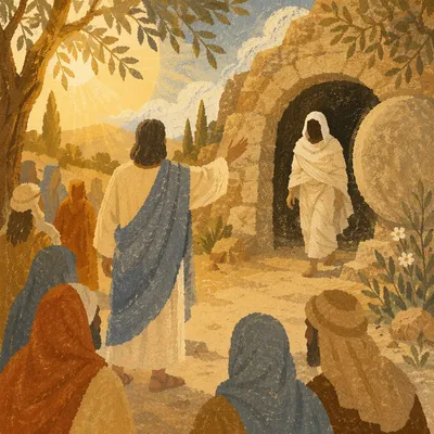 Jesus Calls Lazarus from the Tomb