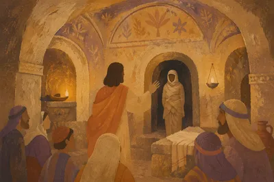 Jesus Calls Lazarus from the Tomb