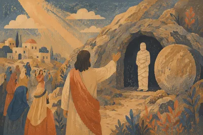 Jesus Calls Lazarus from the Tomb