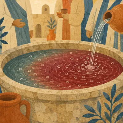 Cana Miracle Water Becoming Wine